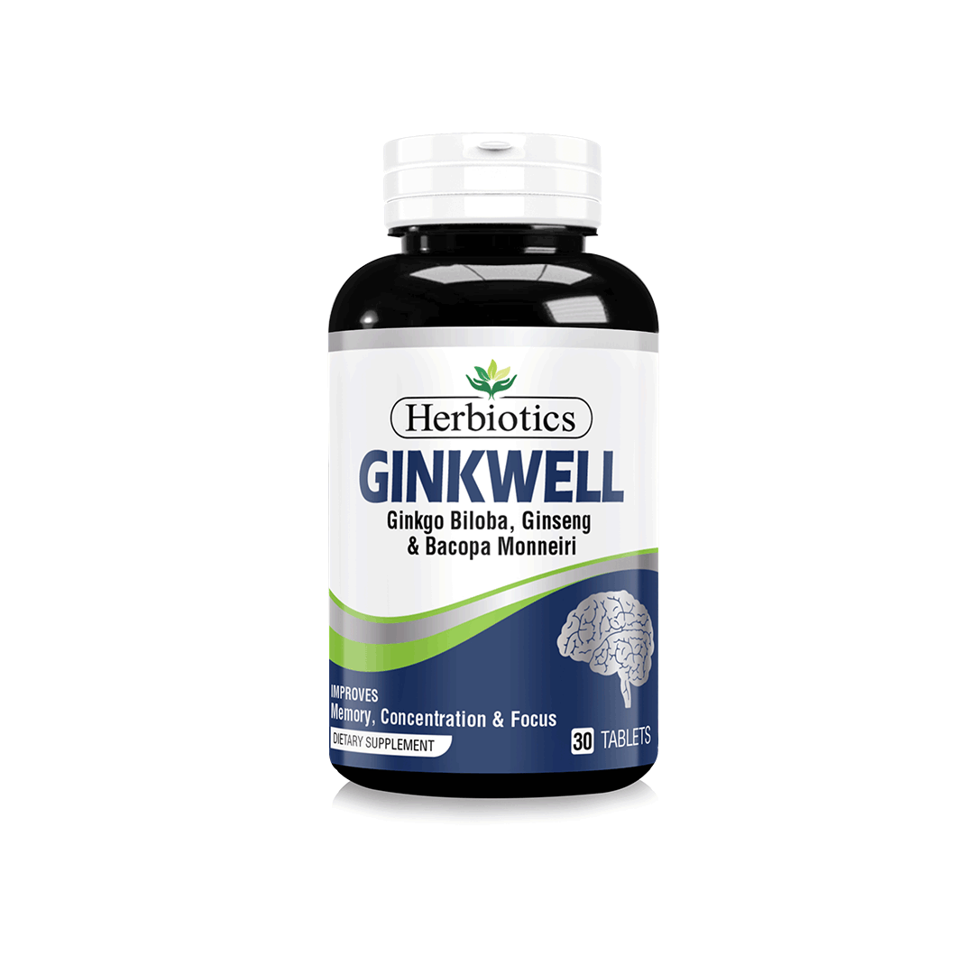 Ginkwell - Herbiotics |  Optimize Thinking - Once You Have It, You Love It.