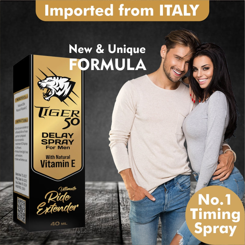 TIGER 50 DELAY SPRAY - IMPORTED FROM ITALY